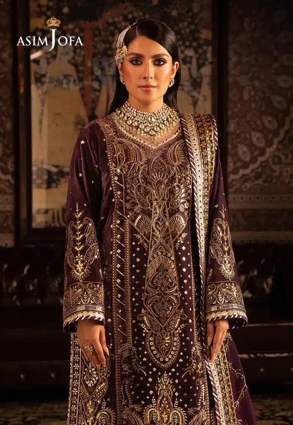 Asim Jofa | Makhmal Wedding Velvet 23 | AJMM-06 - House Of Anaya