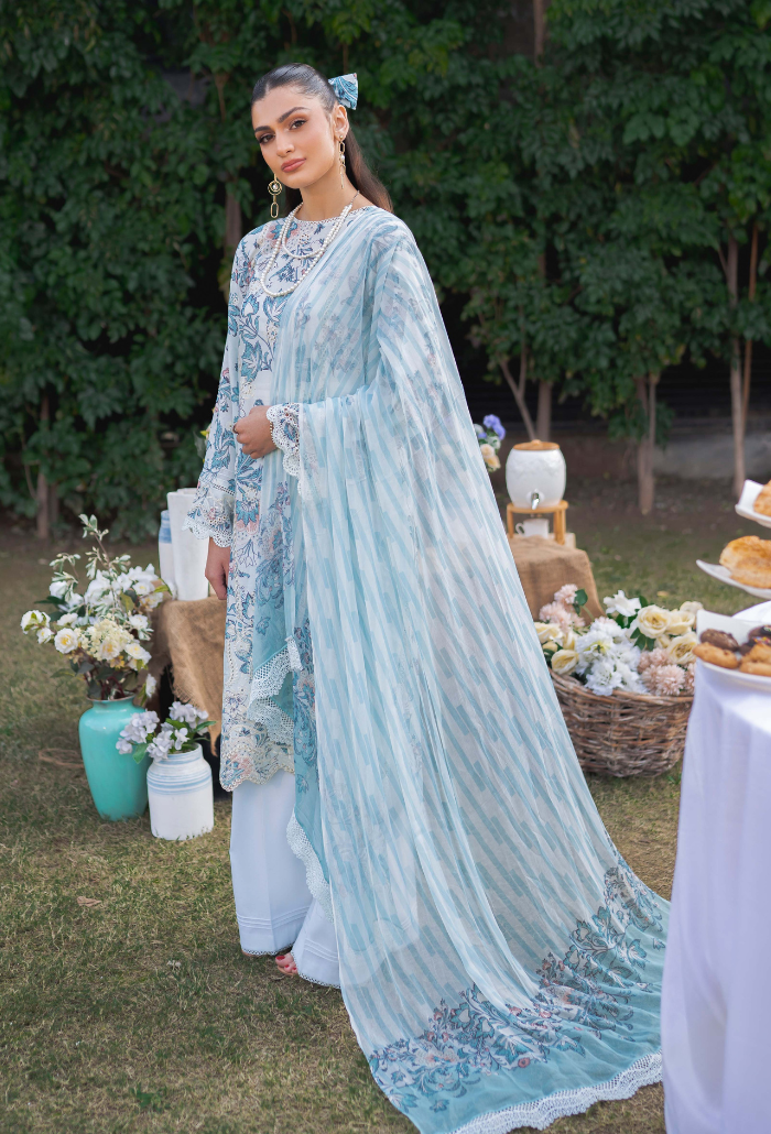 Humdum | Gardenia Lawn 24 |Printkari Lawn - PLG 08 - House Of Anaya