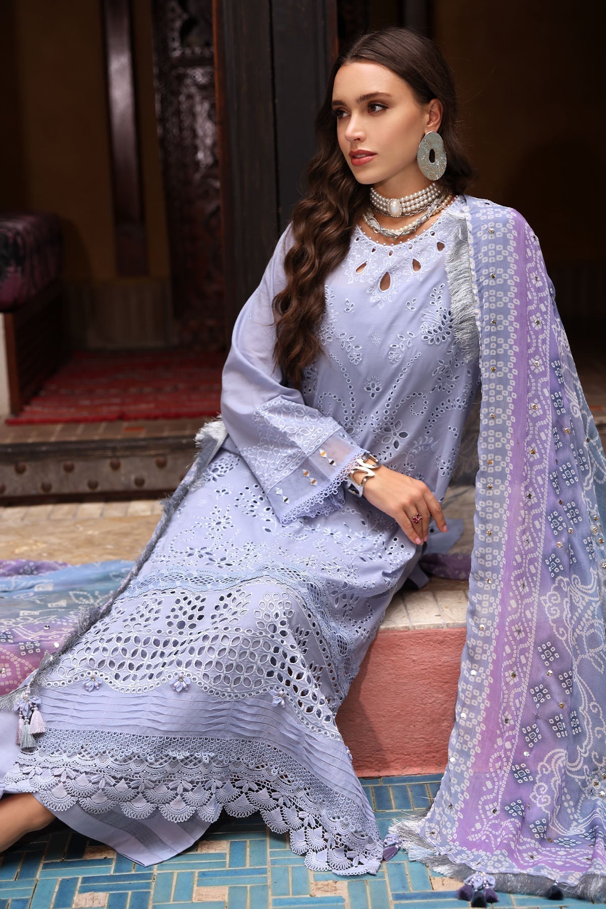 Nureh | Bazaar Lawn 25 | NE-108 - House Of Anaya