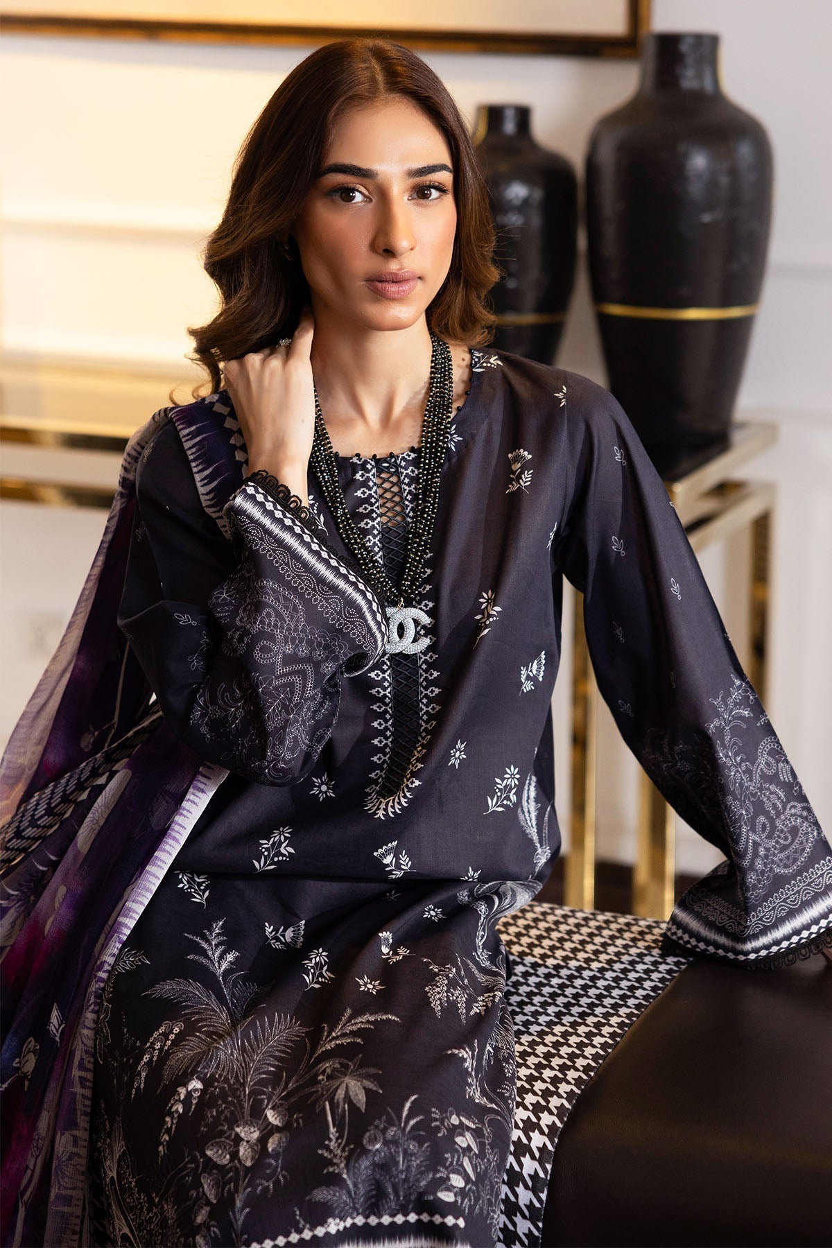 Nureh | Printed lawn 25 | SP-118