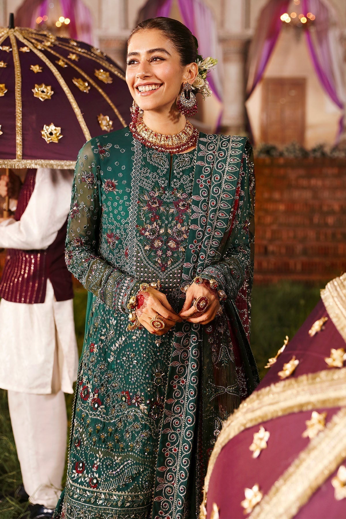 Nureh | Jhoomro Wedding Formals | NL-68 SHADMANI - House Of Anaya