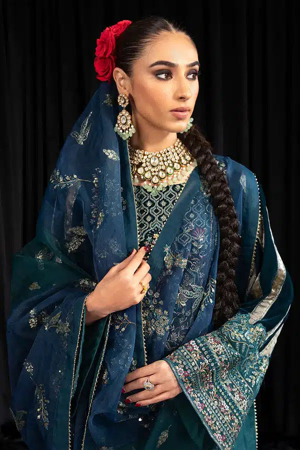 Nureh | Maya Velvet 23 | Lehar - House Of Anaya