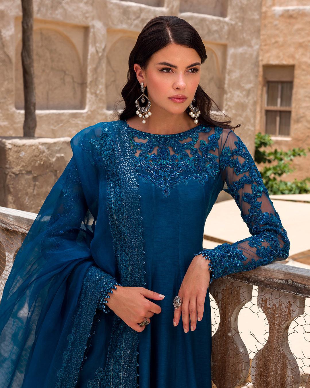 Faiza Saqlain | FS Luxe Laira | Nuzar - House Of Anaya