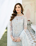 Gulaal | Wedding Formals | Avenir Embroidered Net 3-Piece Suit WS-01 - House Of Anaya
