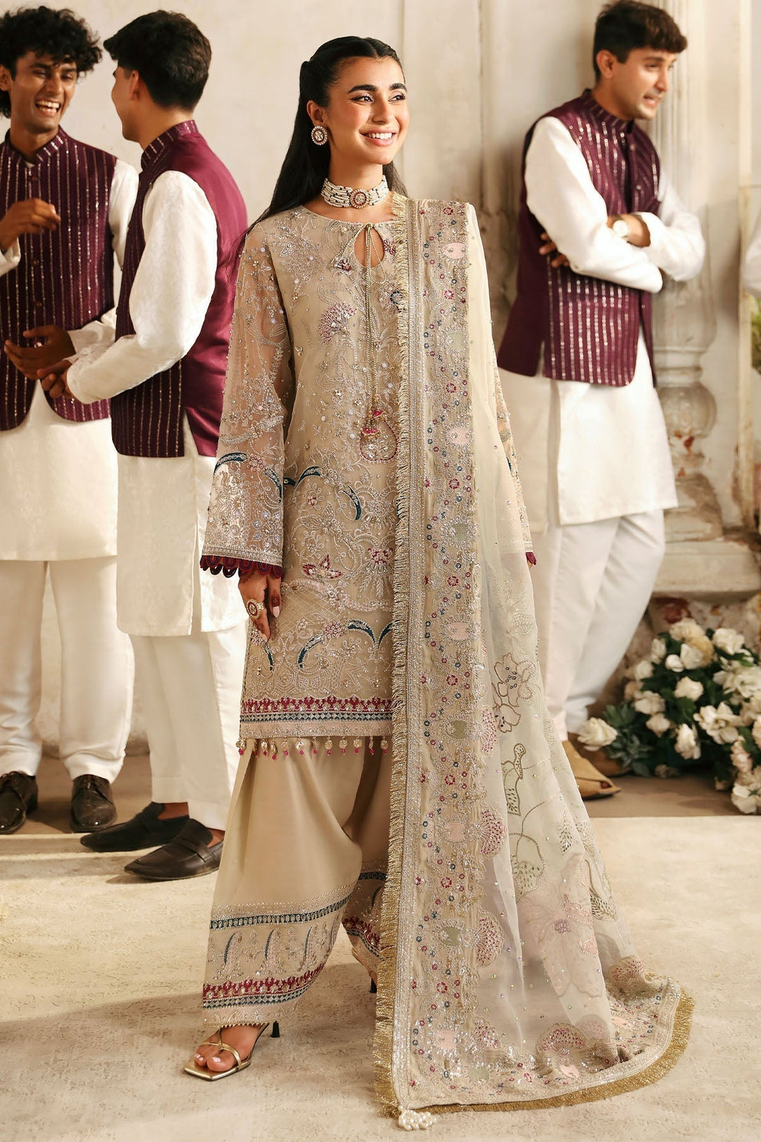 Nureh | Jhoomro Wedding Formals | NL-72 CHANDNI - House Of Anaya