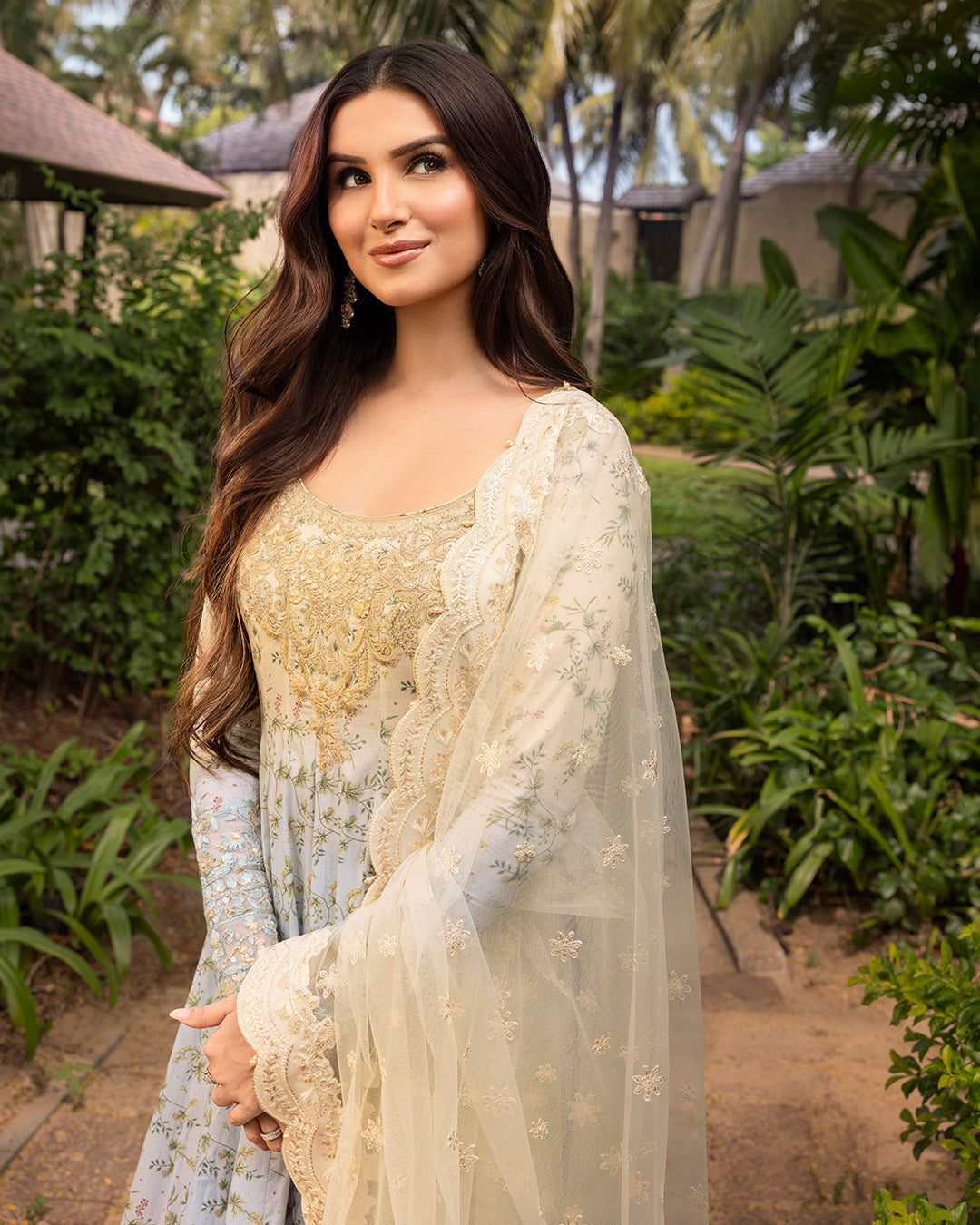 Faiza Saqlain | Zinnia Lawn 25 | Freesia - House Of Anaya