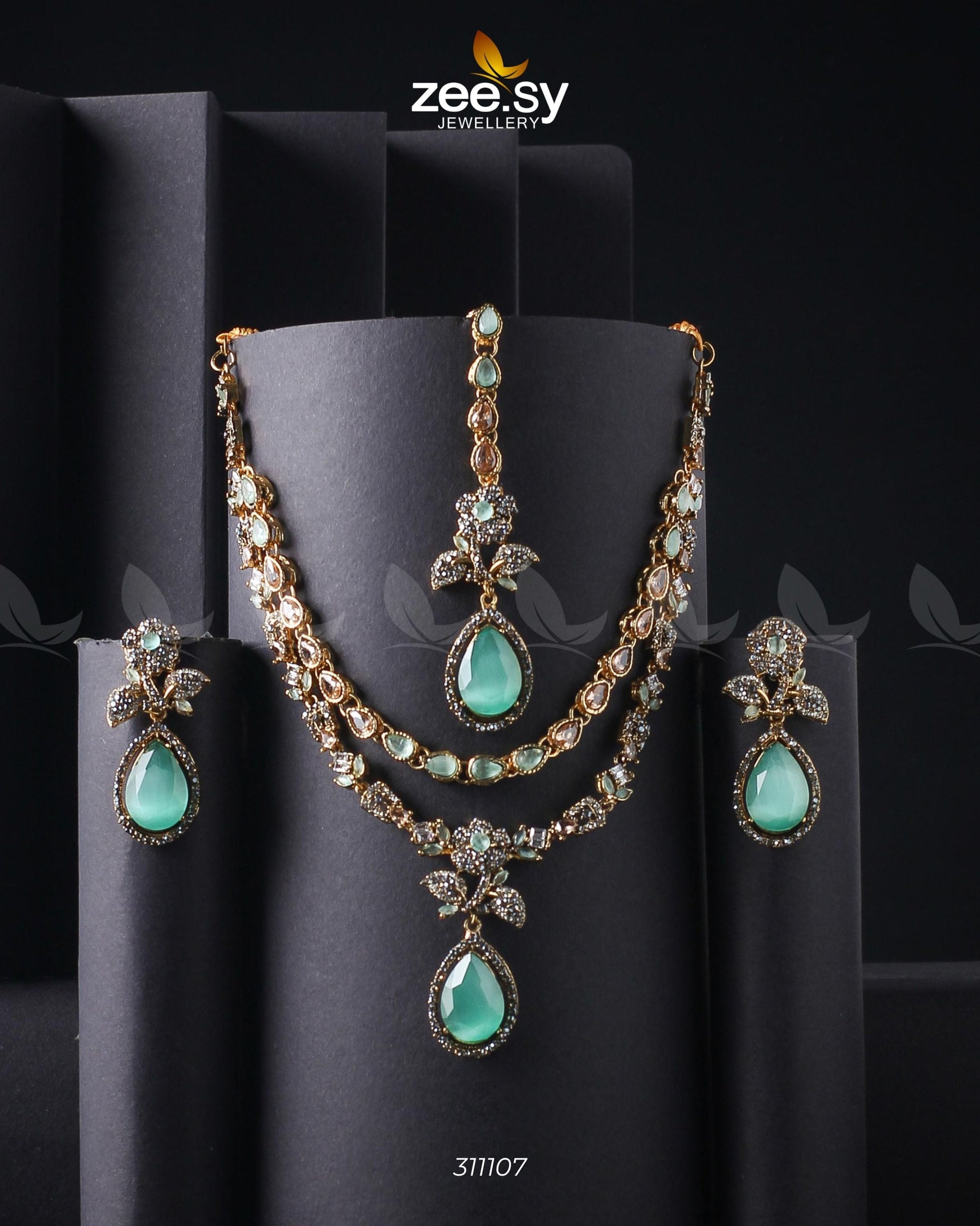 Amelia Necklace Set - House Of Zarish