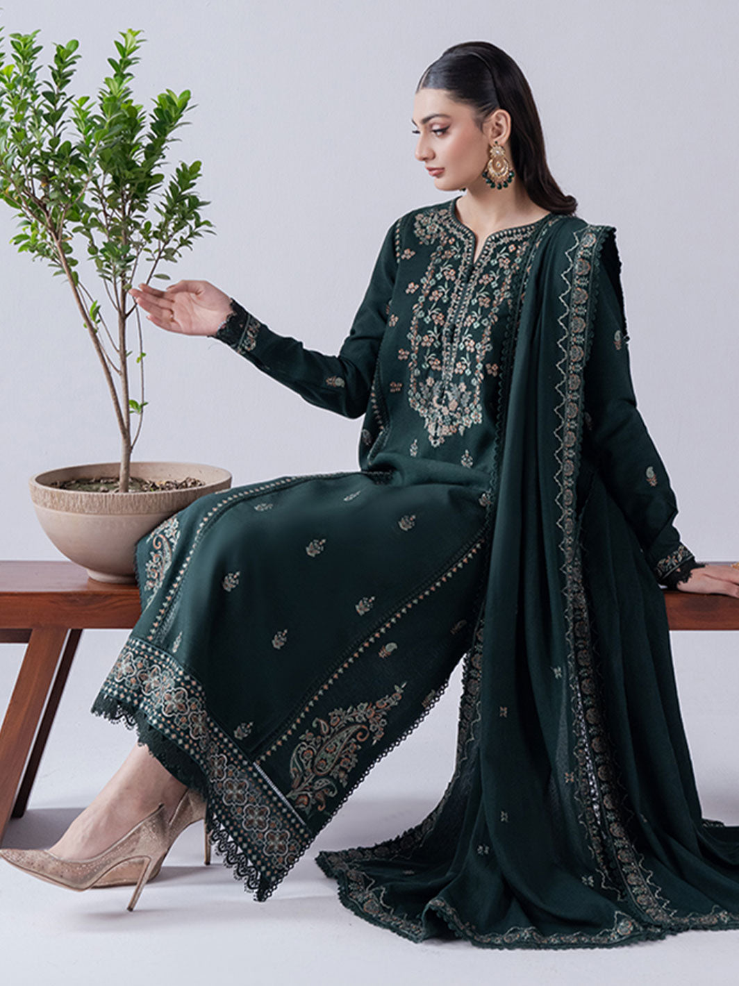 Faiza Faisal | Winter Edit 2024 | AVA - House Of Anaya
