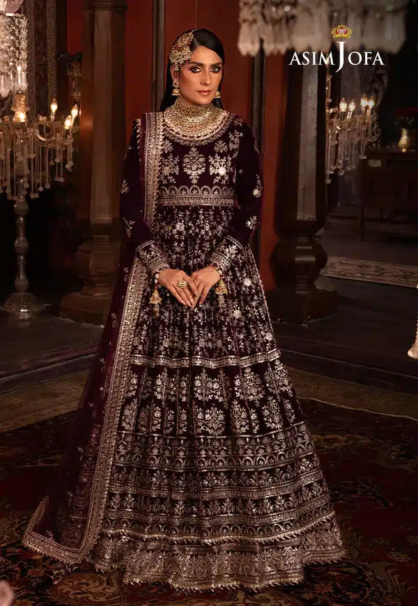 Asim Jofa | Makhmal Wedding Velvet 23 | AJMM-11 - House Of Anaya
