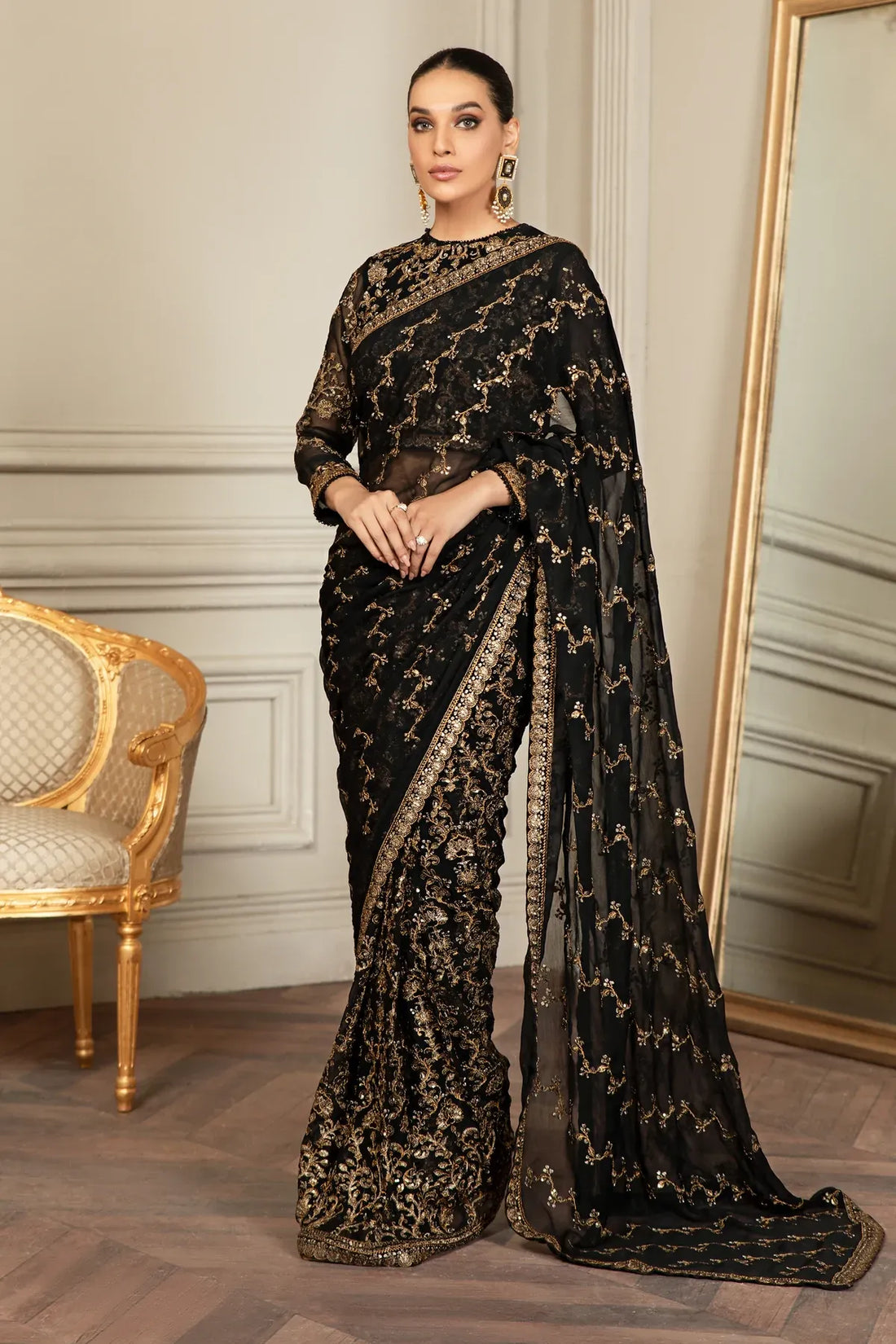 Zarif | Mehroz Formals | Black Ruby - House Of Anaya