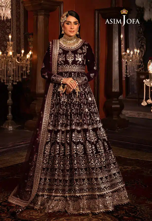Asim Jofa | Makhmal Wedding Velvet 23 | AJMM-11 - House Of Anaya
