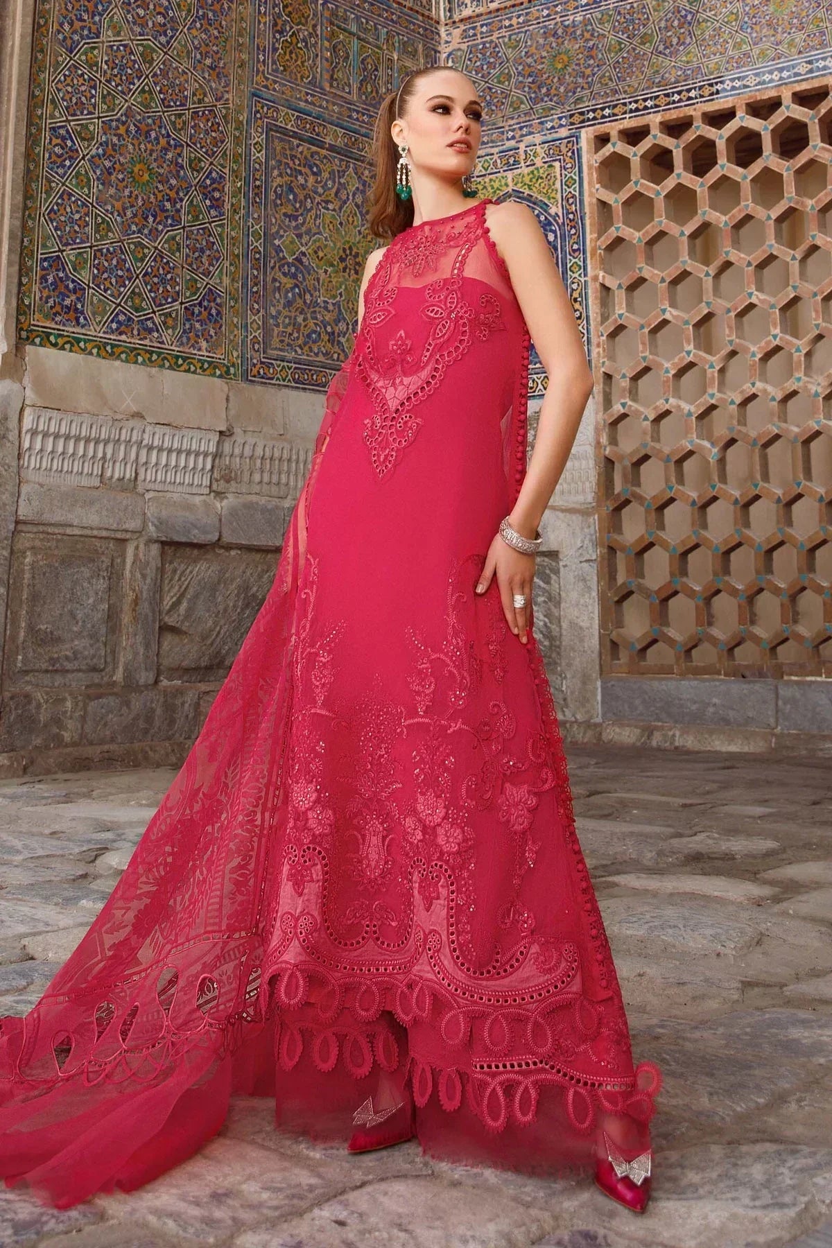 Maria B | Luxury Lawn | D-2303-A - House Of Anaya