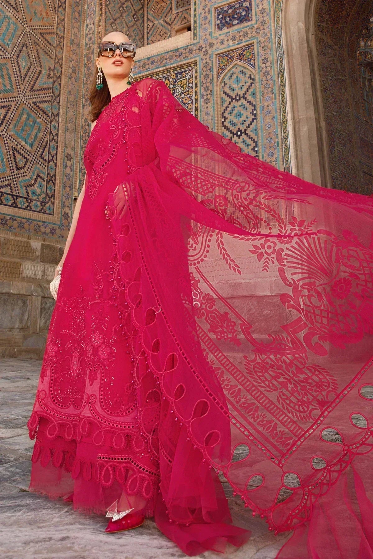 Maria B | Luxury Lawn | D-2303-A - House Of Anaya