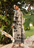 Elaf Premium | Printed Collection 24 | EEP-07B - Black Blossom - House Of Anaya