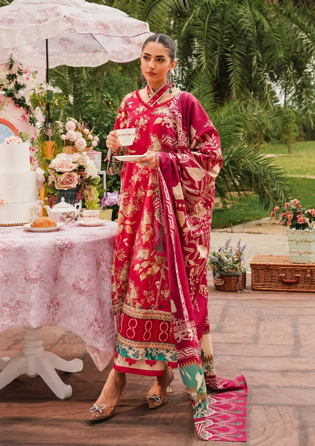 Elaf Premium | Printed Collection 24 | EEP-04A - Flores de Amor - House Of Anaya
