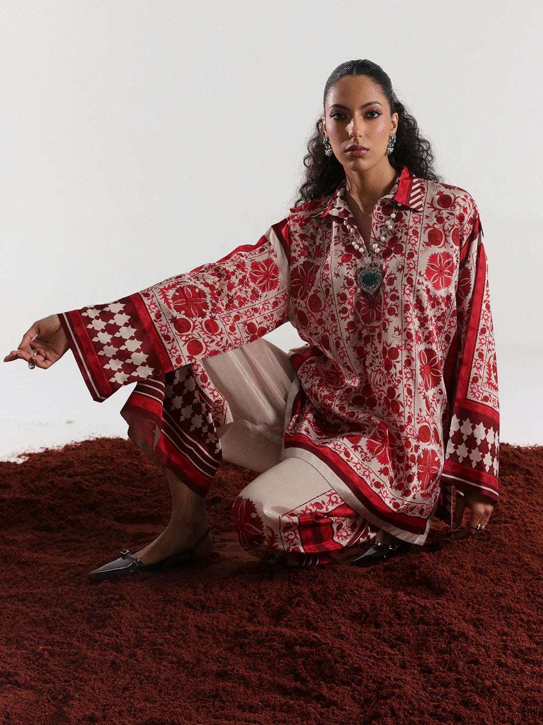 Bin ilyas | Co ords Summer 25 | 30083 | 2 PC Pret