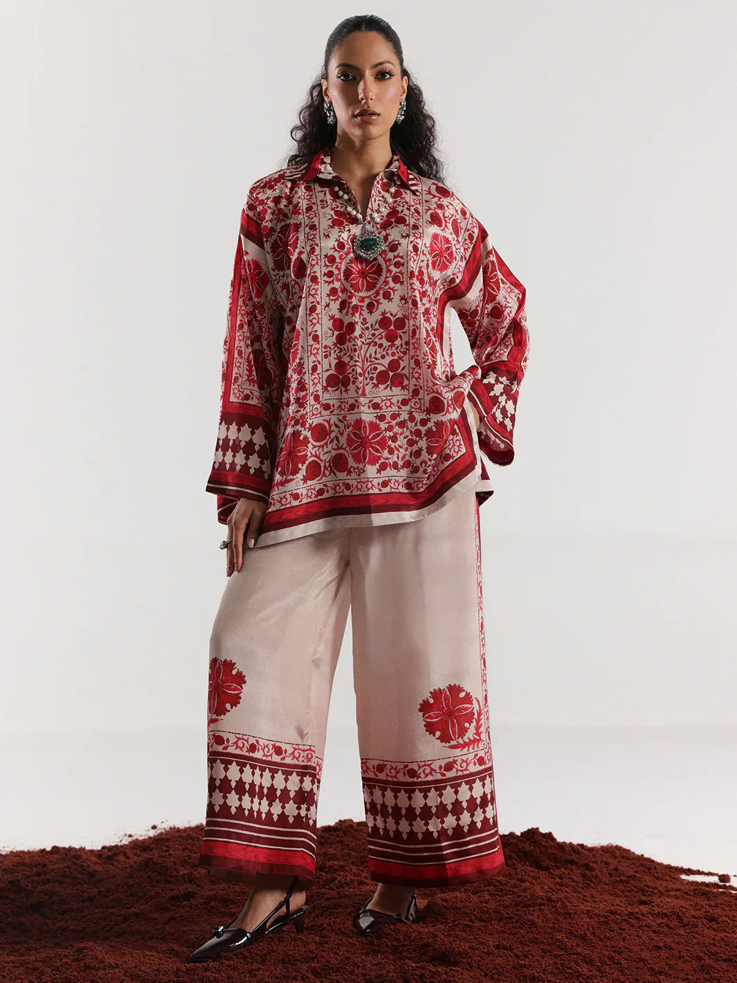 Bin ilyas | Co ords Summer 25 | 30083 | 2 PC Pret