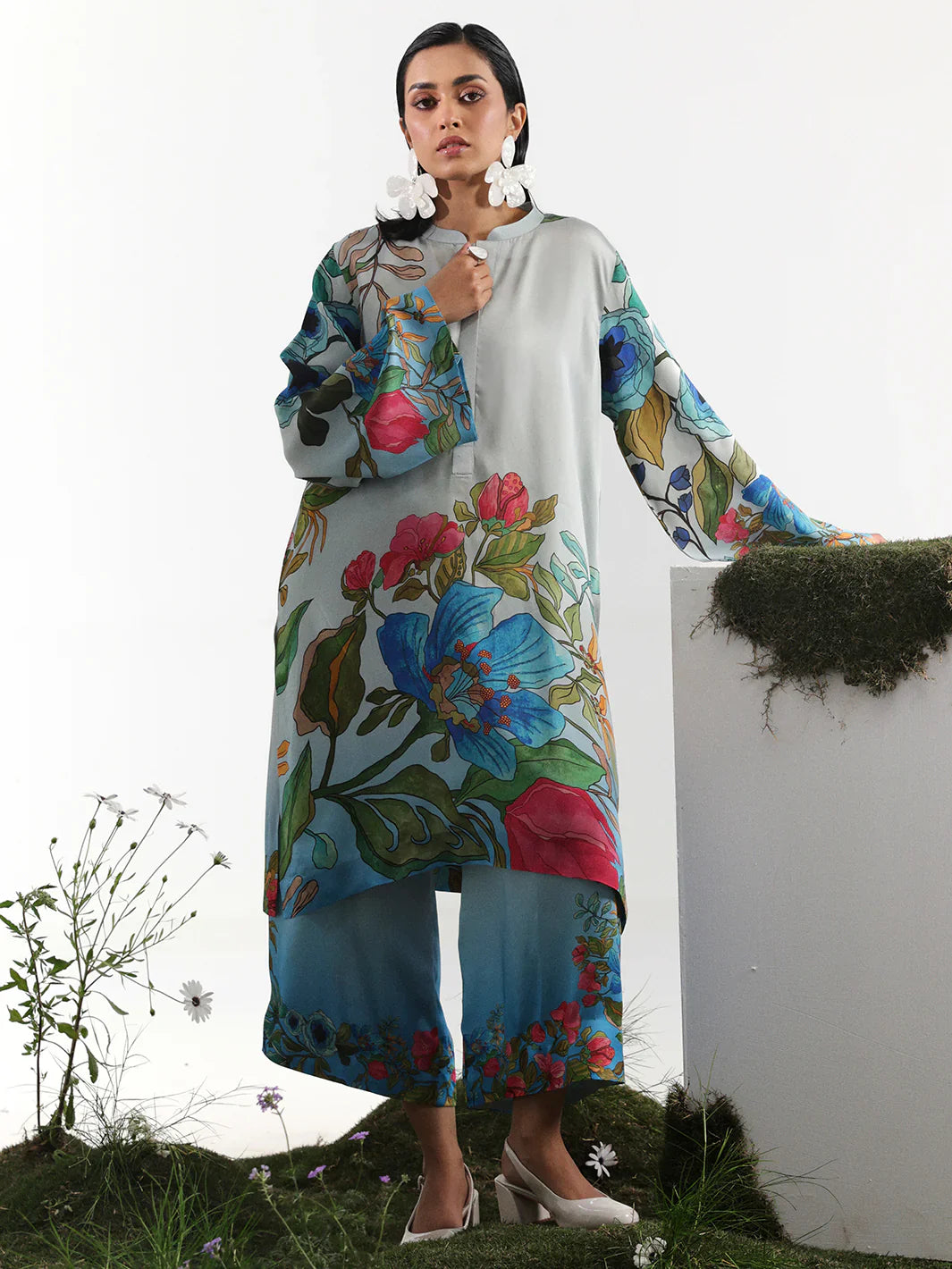 Bin ilyas | Co ords Summer 25 | 30086 | 2 PC Pret