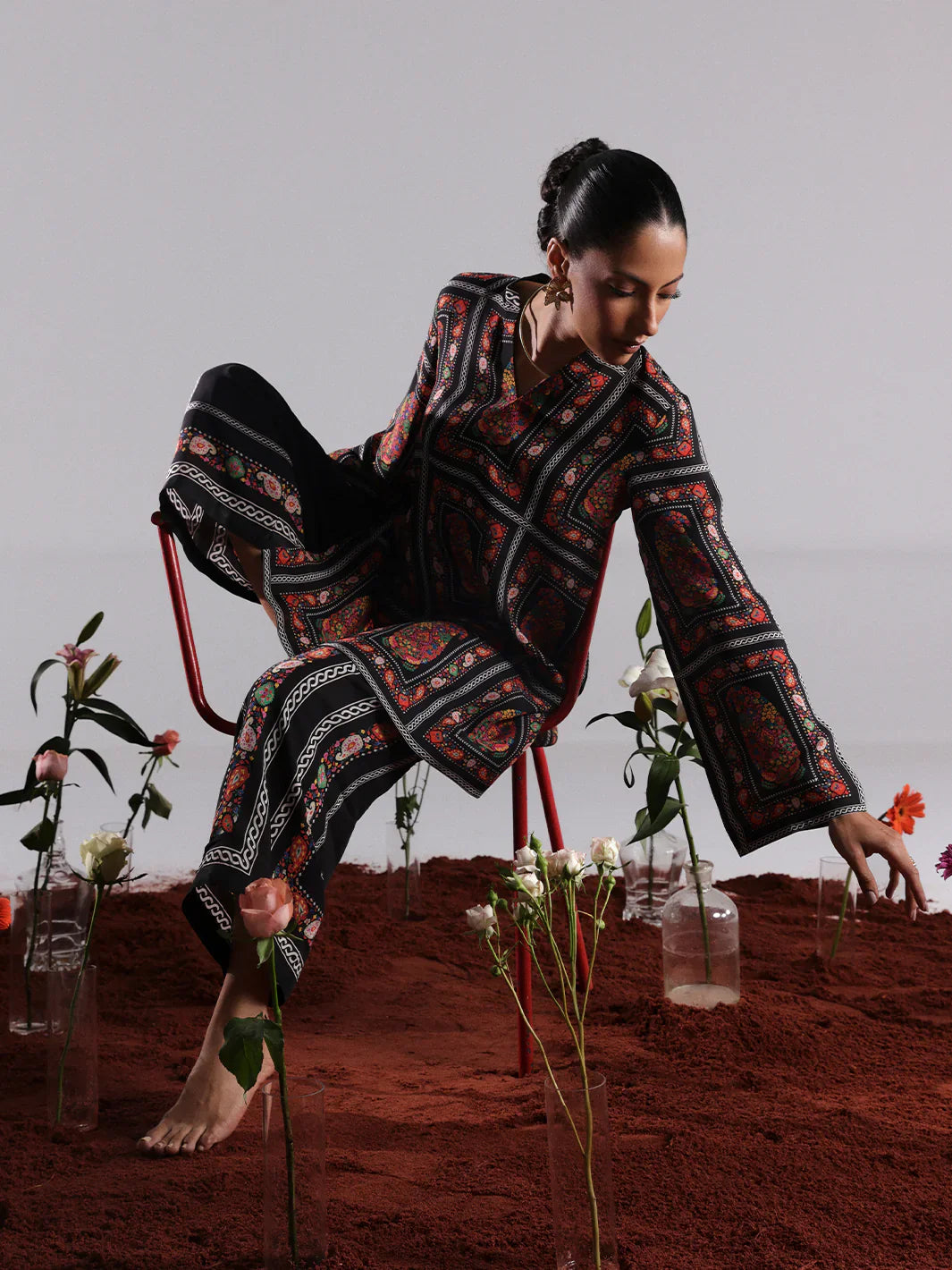 Bin ilyas | Co ords Summer 25 | 30090 | 2 PC Pret