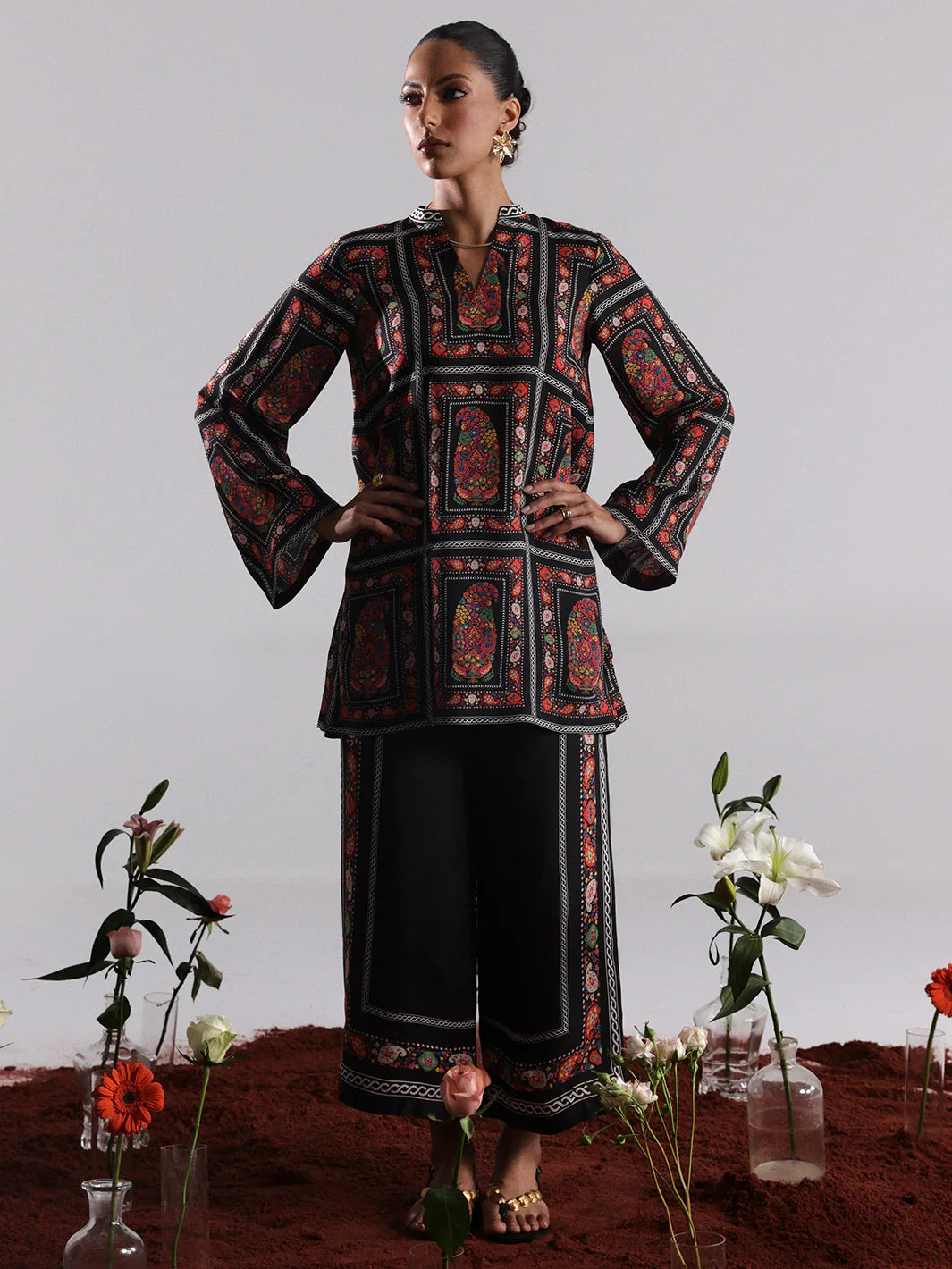 Bin ilyas | Co ords Summer 25 | 30090 | 2 PC Pret