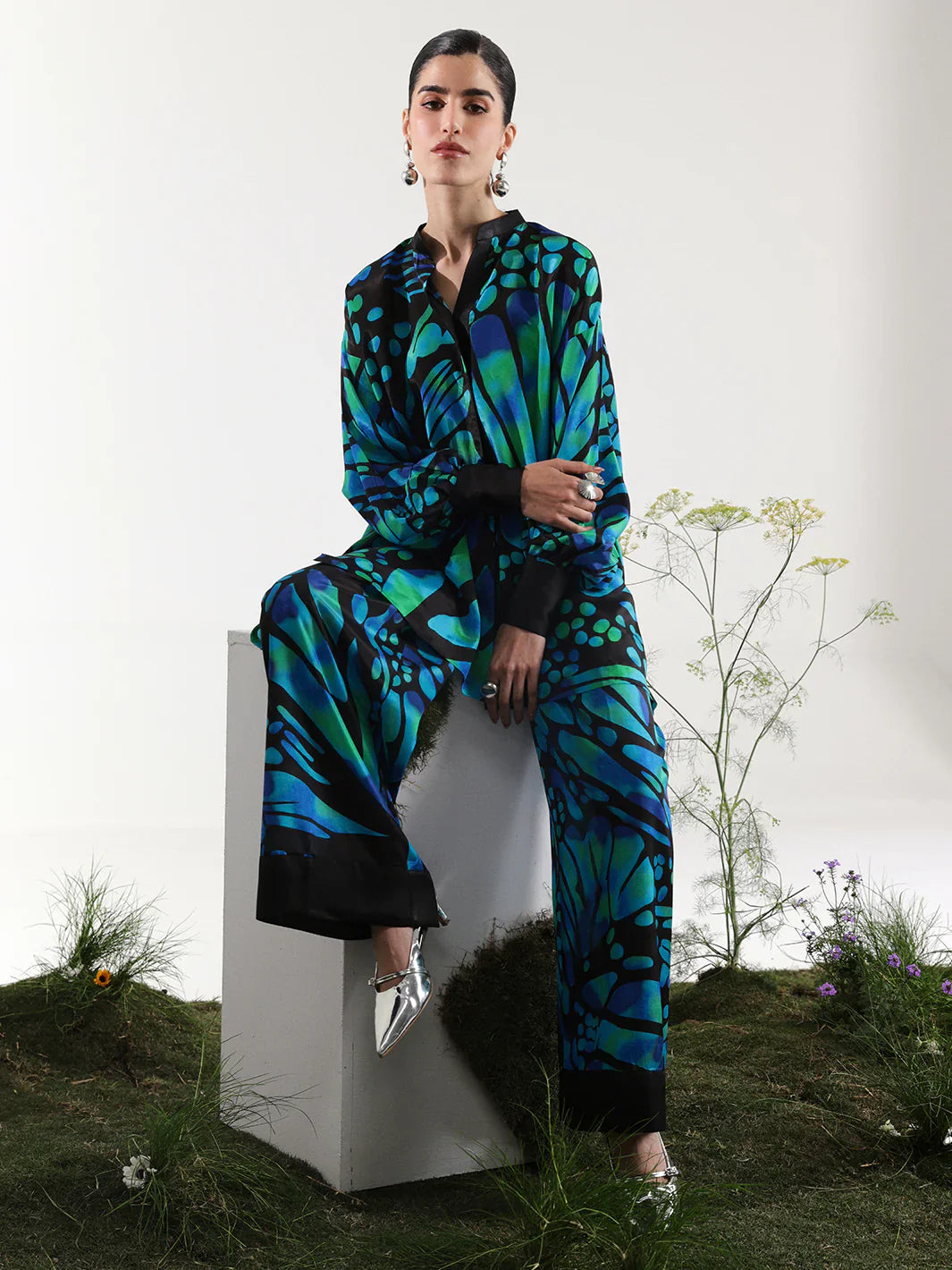 Bin ilyas | Co ords Summer 25 | 30096 | 2 PC Pret