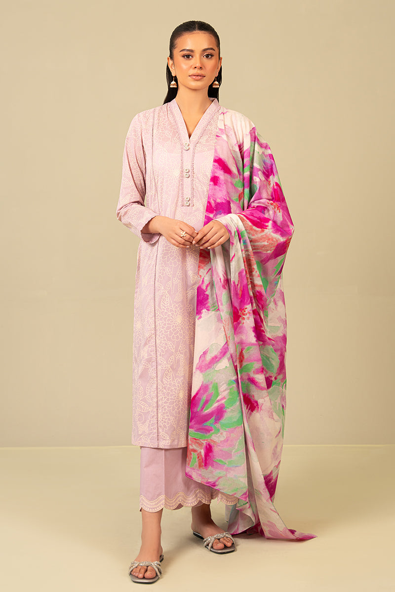 Cross Stitch | Daily Wear Lawn | CS-07 - House Of Anaya