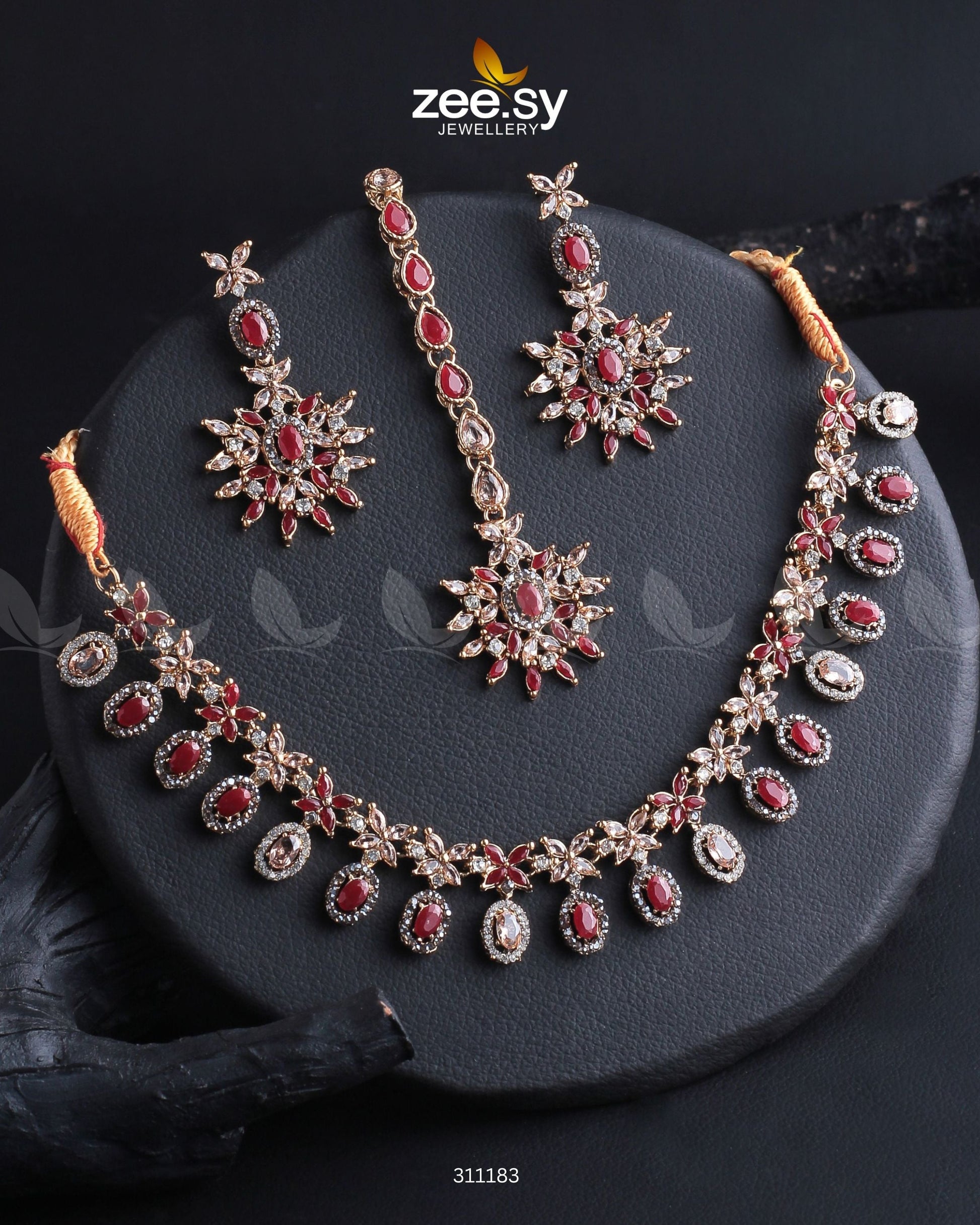 Solara Necklace Set - House Of Zarish