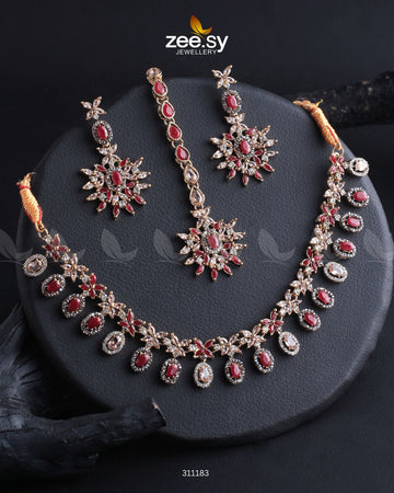 Solara Necklace Set - House Of Zarish