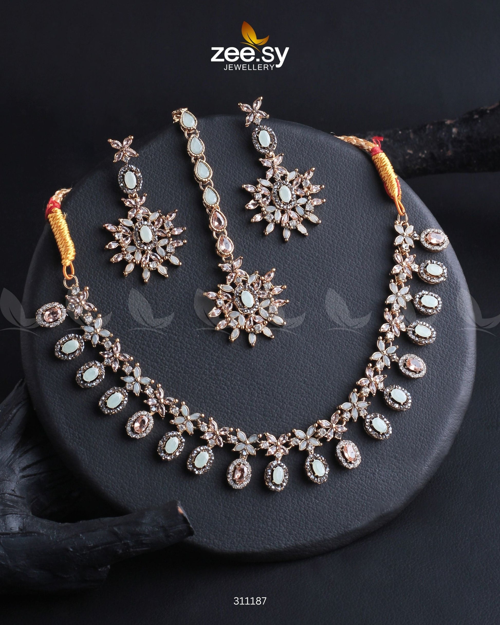Solara Necklace Set - House Of Zarish