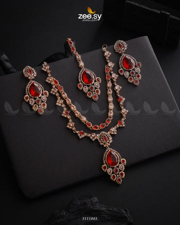 Sushmita Necklace Set - House Of Zarish