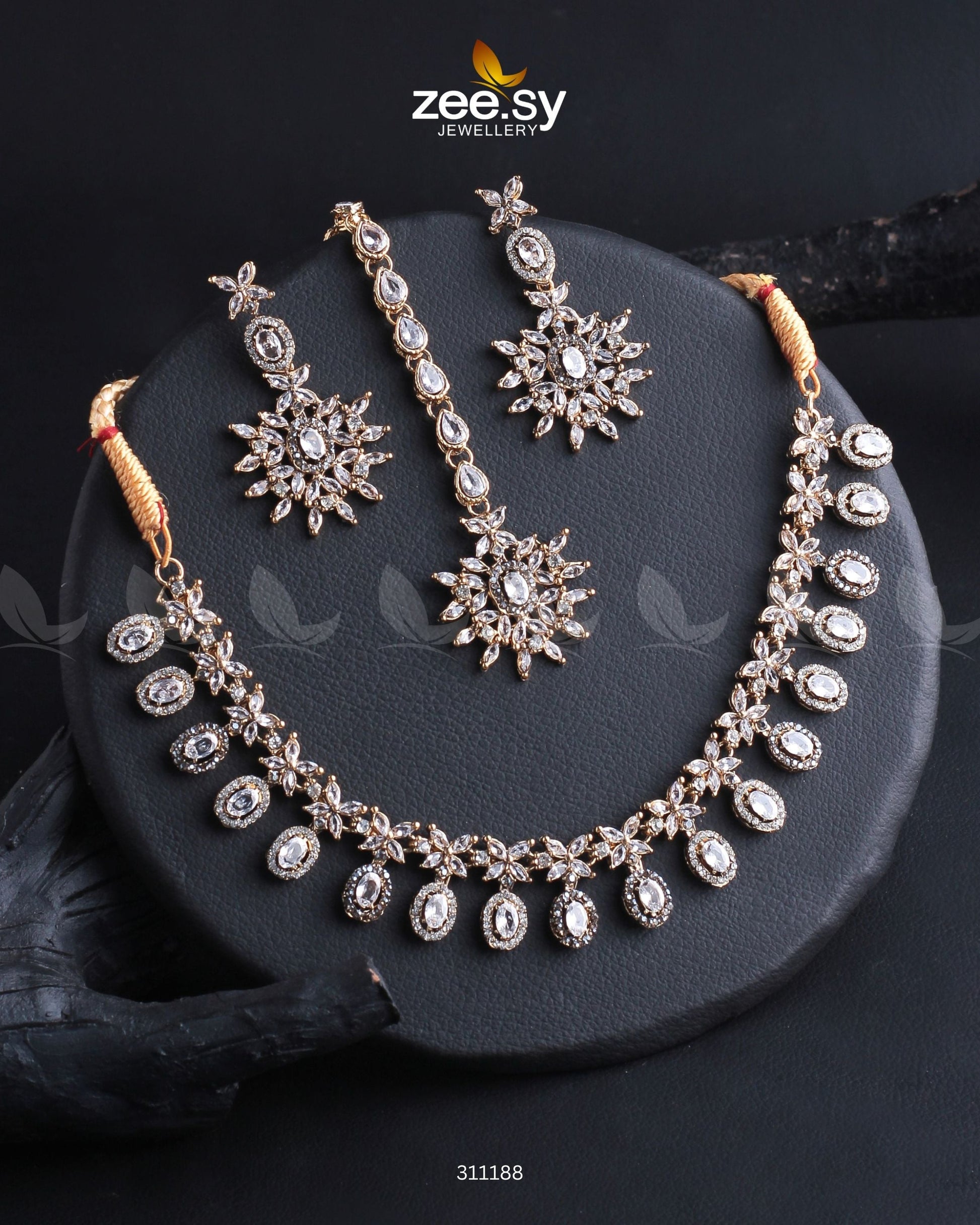 Solara Necklace Set - House Of Zarish