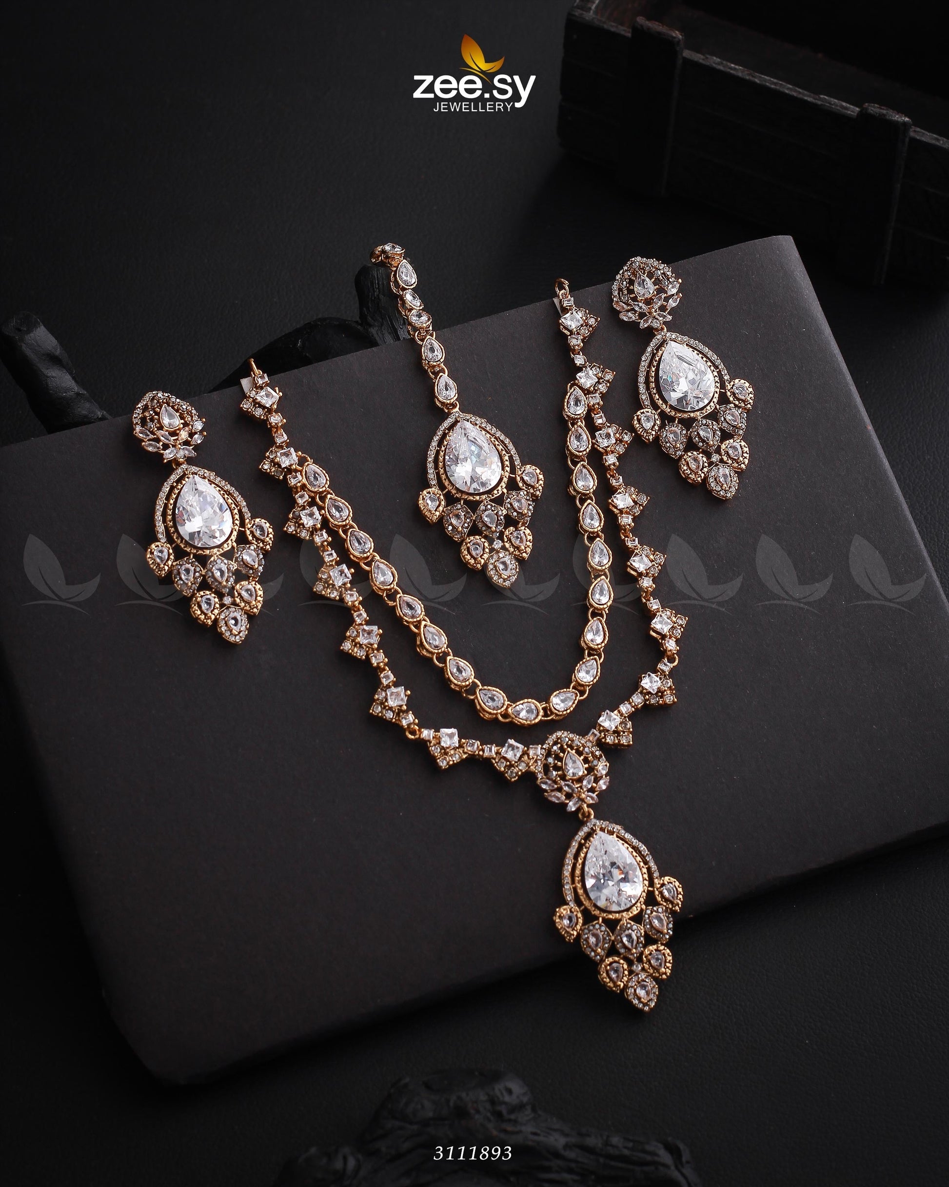 Sushmita Necklace Set - House Of Zarish