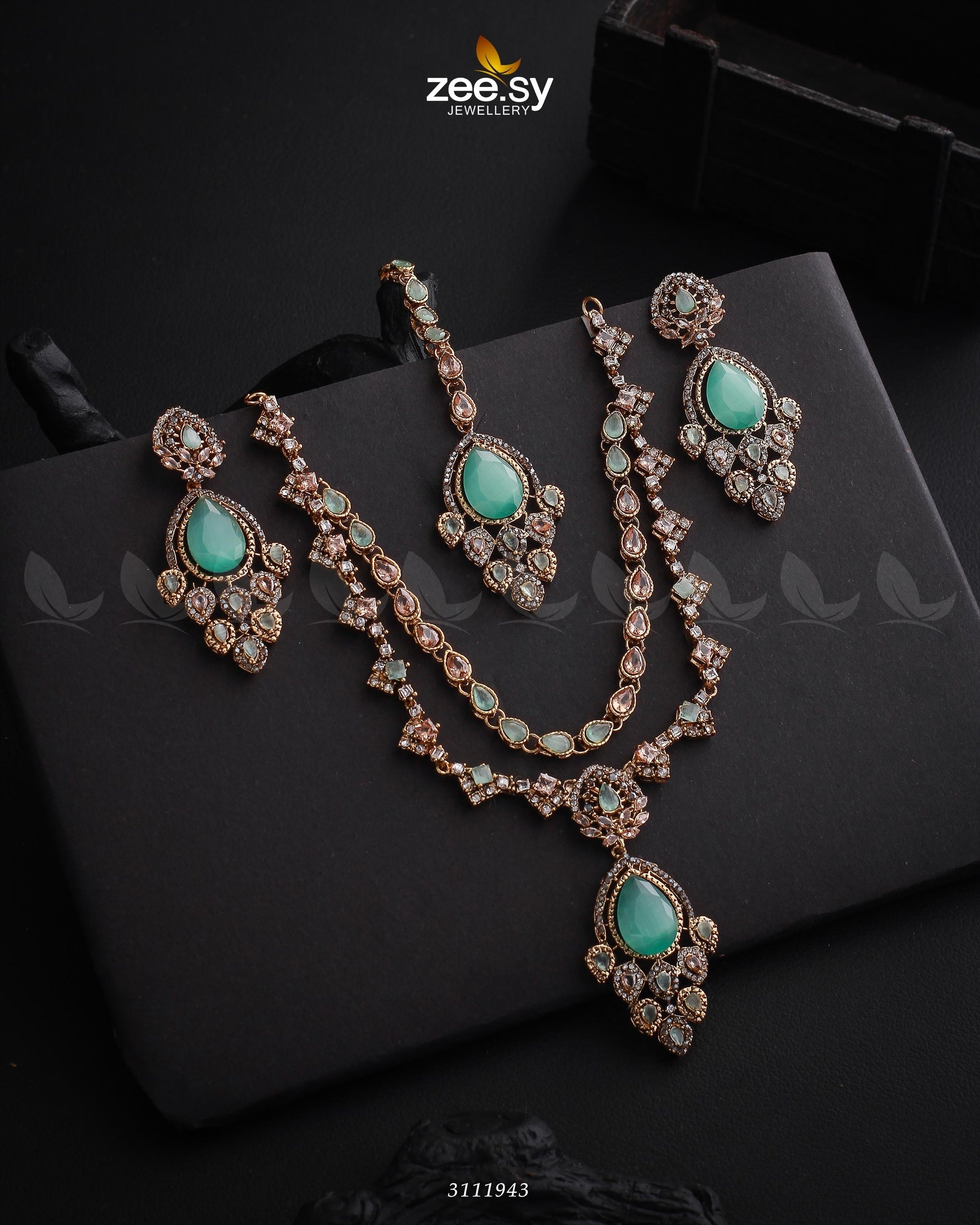 Sushmita Necklace Set - House Of Zarish