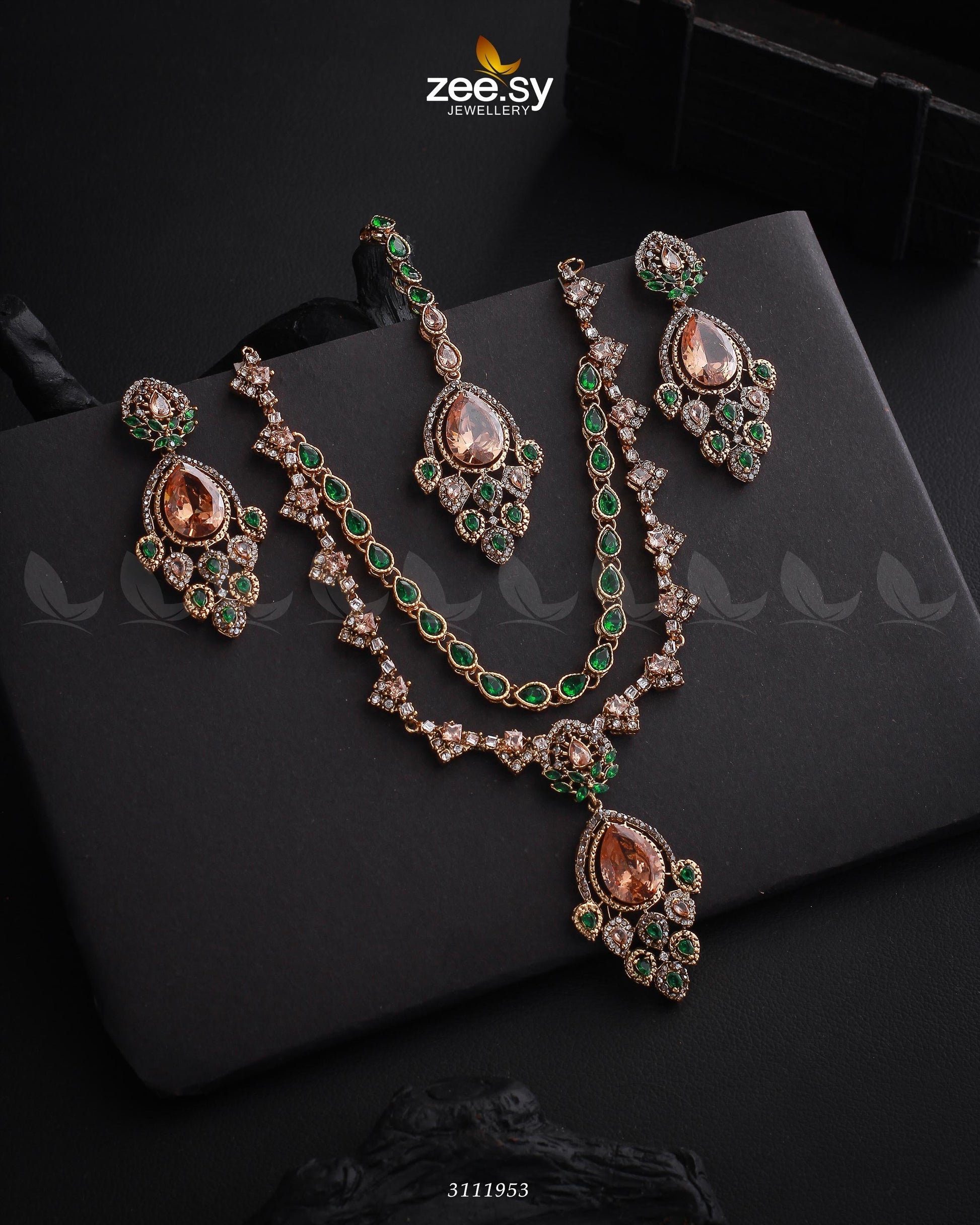 Sushmita Necklace Set - House Of Zarish