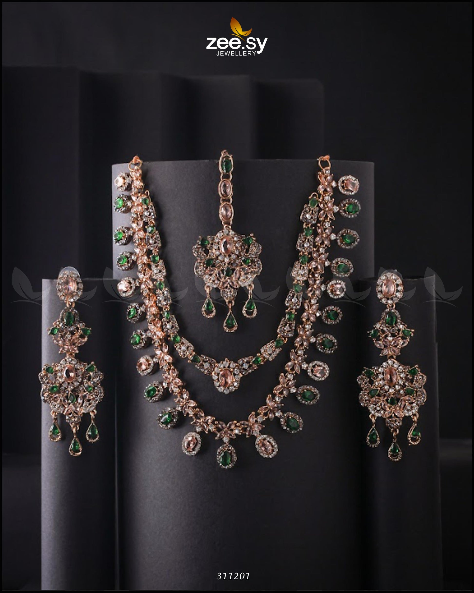 Zarqa Necklace - House Of Zarish