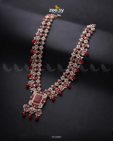 Burro's-Tail Long Malla Necklace - House Of Zarish