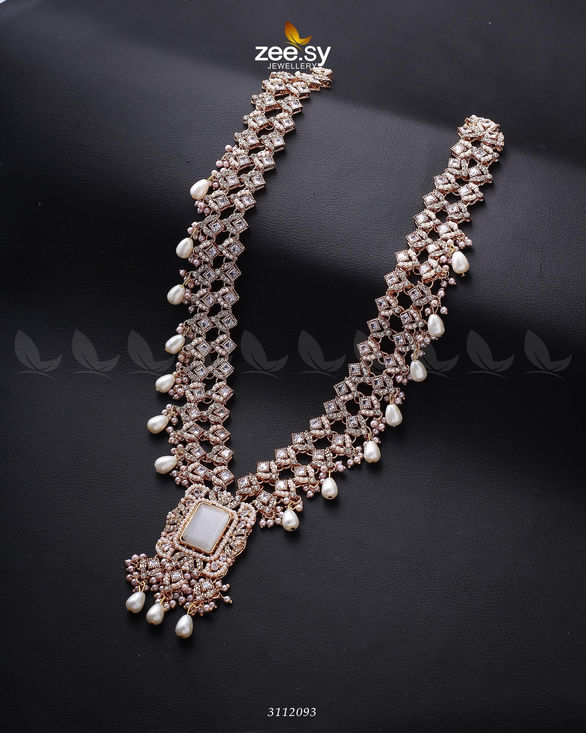 Burro's-Tail Long Malla Necklace - House Of Zarish