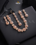 Scabiosa Necklace Set - House Of Zarish