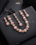 Scabiosa Necklace Set - House Of Zarish
