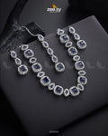 Scabiosa Necklace Set - House Of Zarish