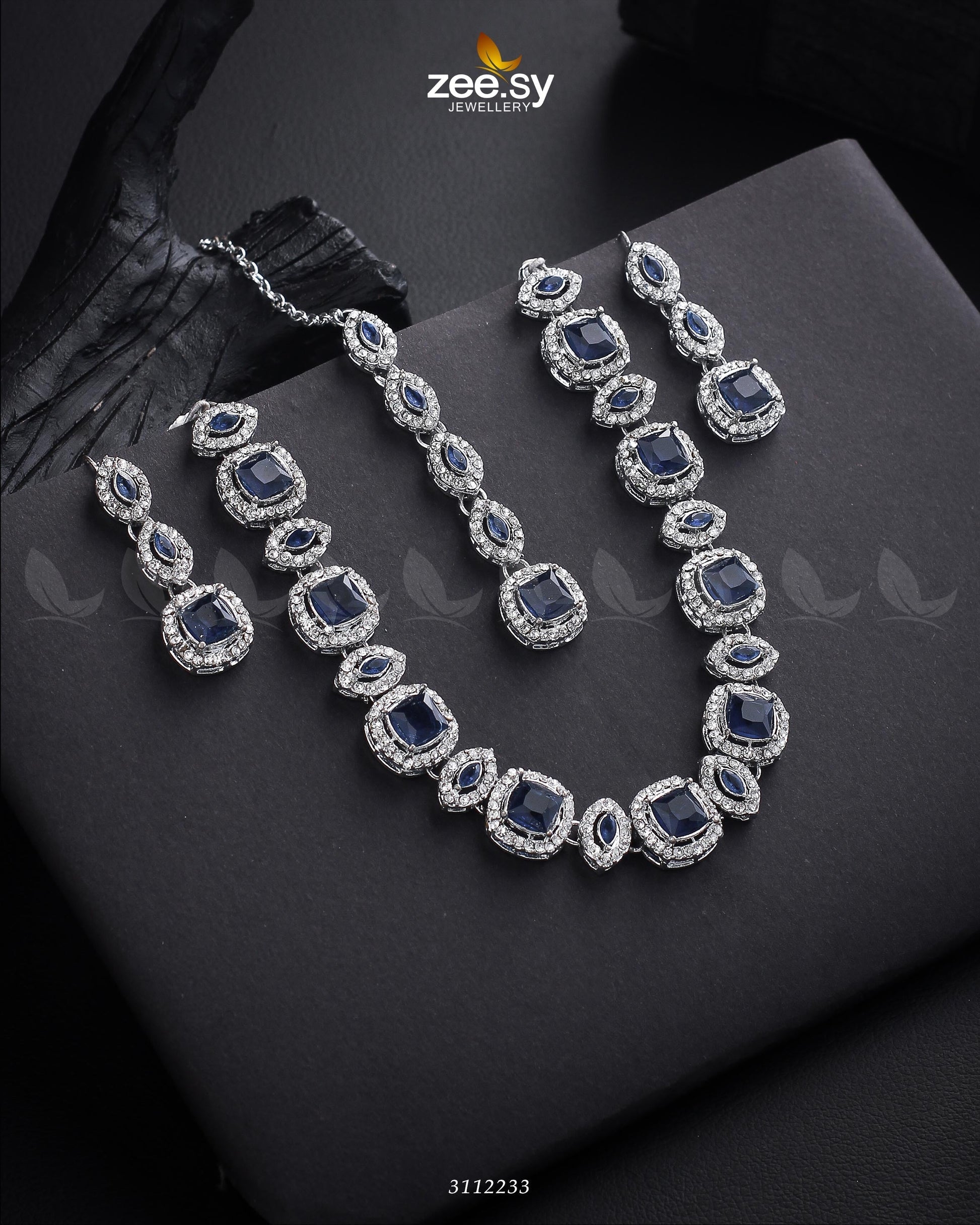 Scabiosa Necklace Set - House Of Zarish