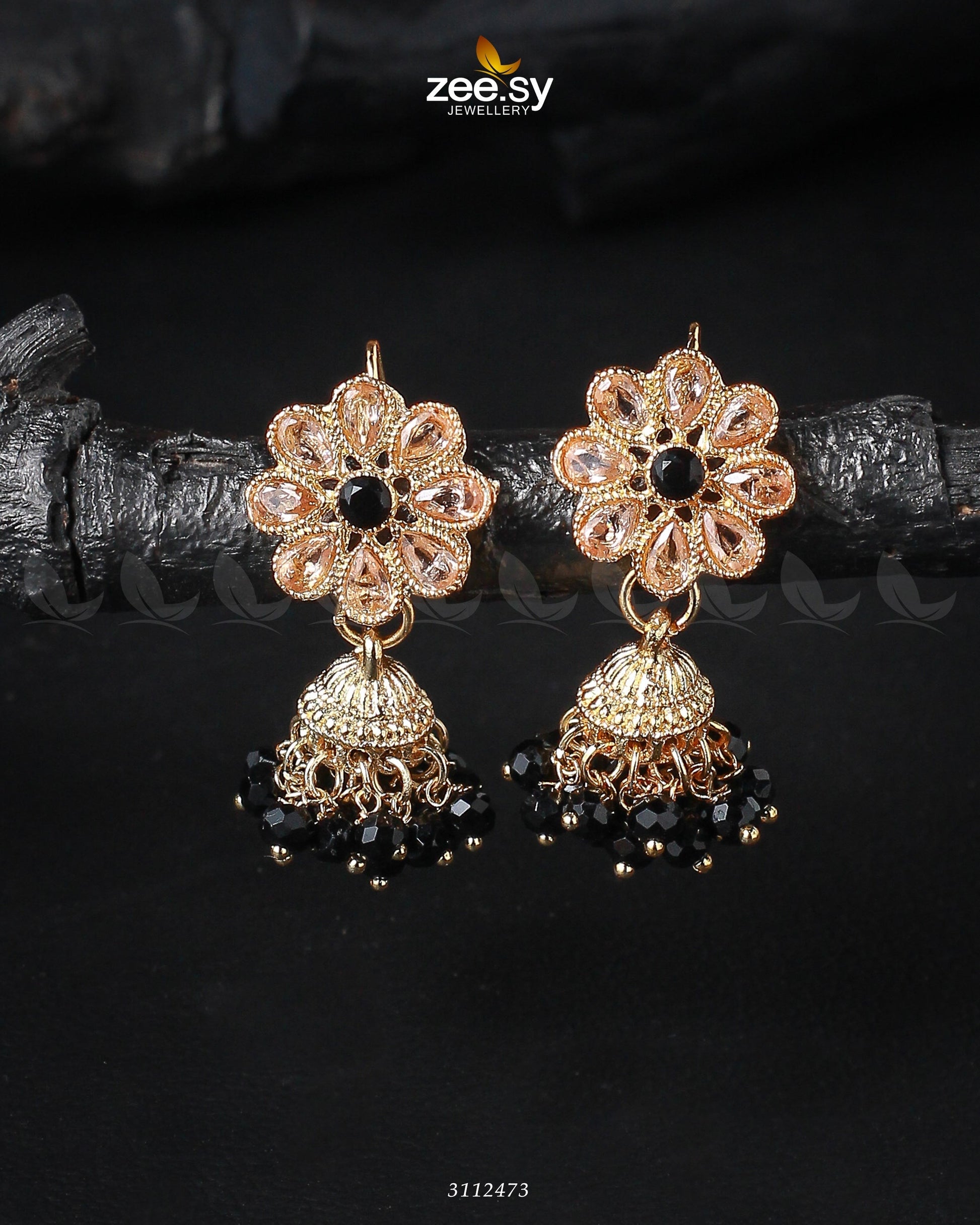 Atiqa Earrings - House Of Zarish