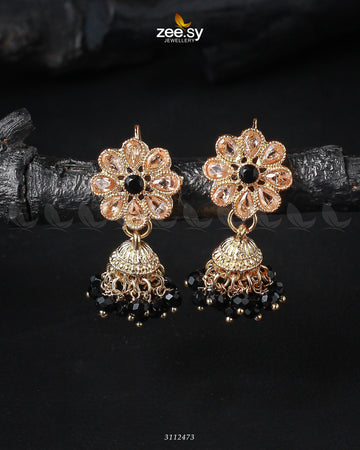 Atiqa Earrings - House Of Zarish
