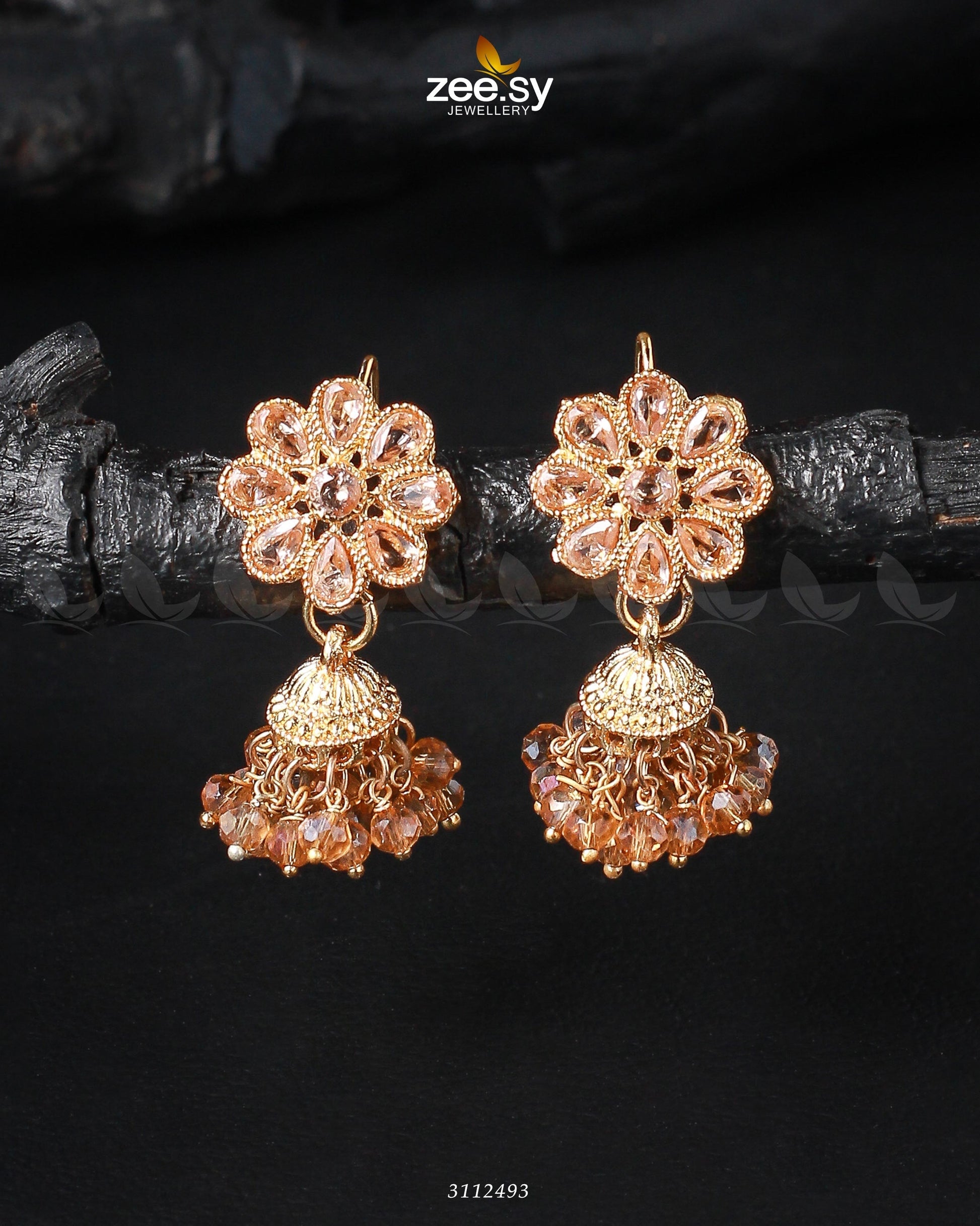 Atiqa Earrings - House Of Zarish
