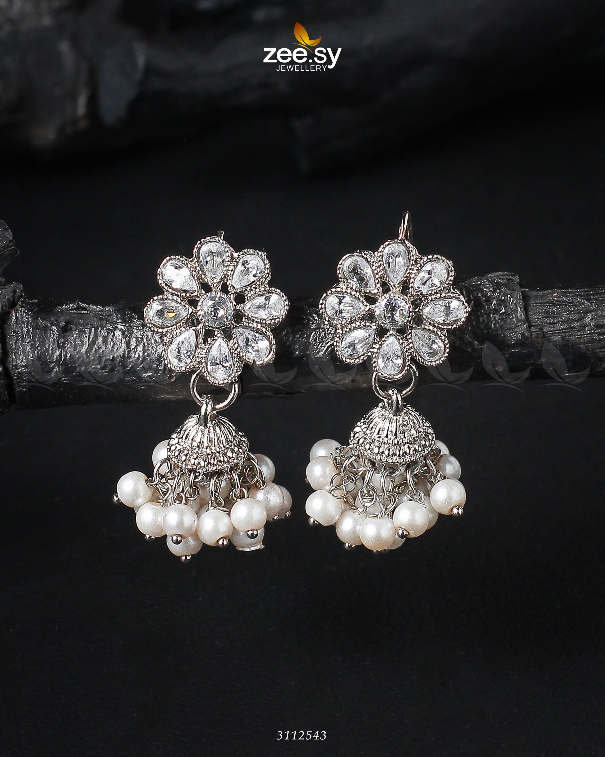 Atiqa Earrings - House Of Zarish