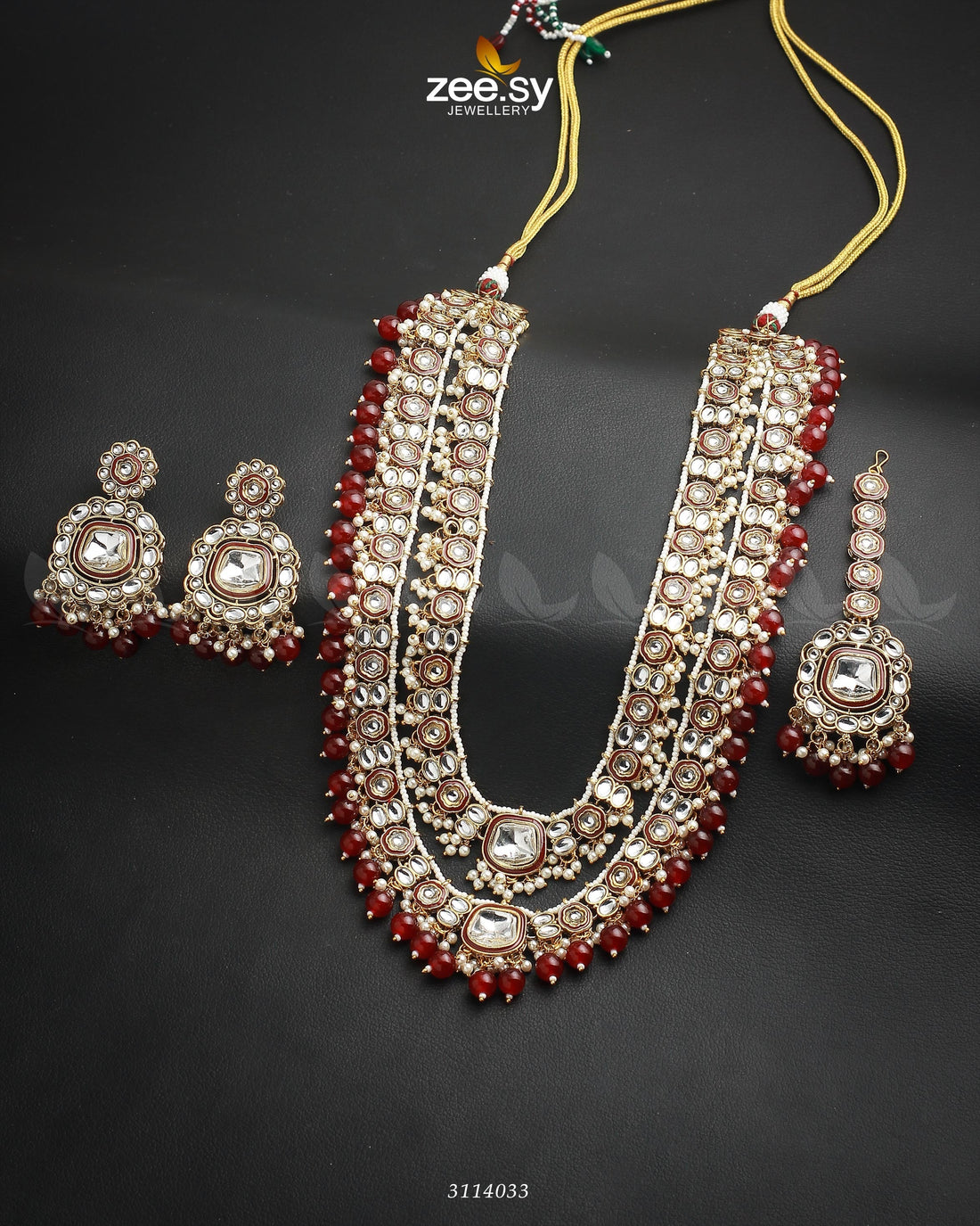 Acacia Malla Necklace Set - House Of Zarish