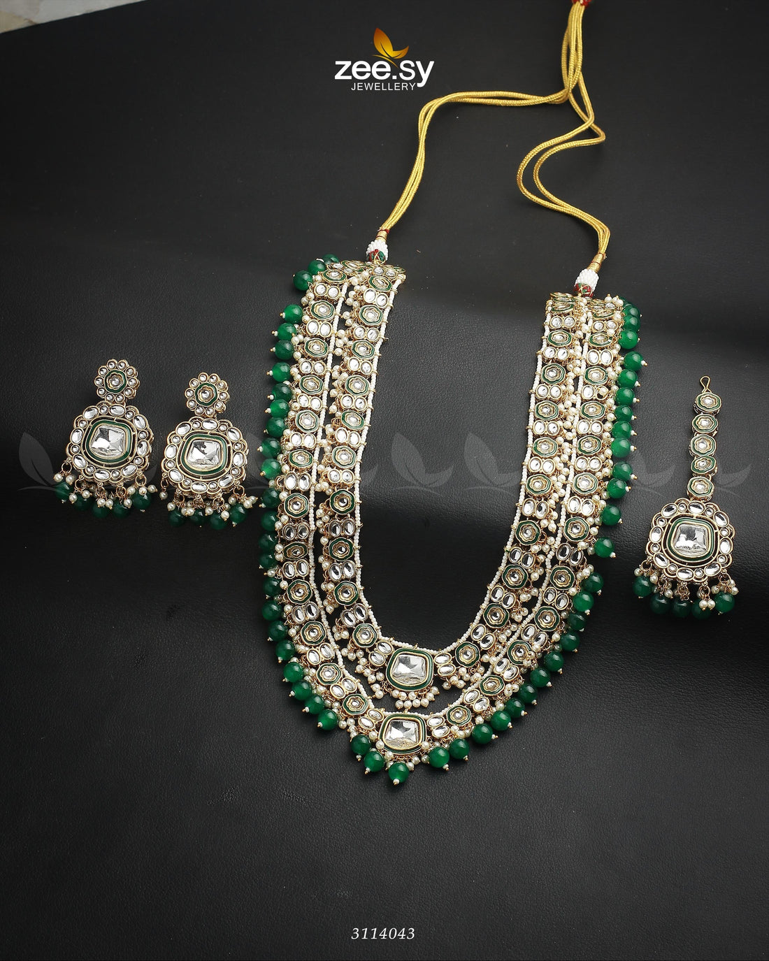Acacia Malla Necklace Set - House Of Zarish