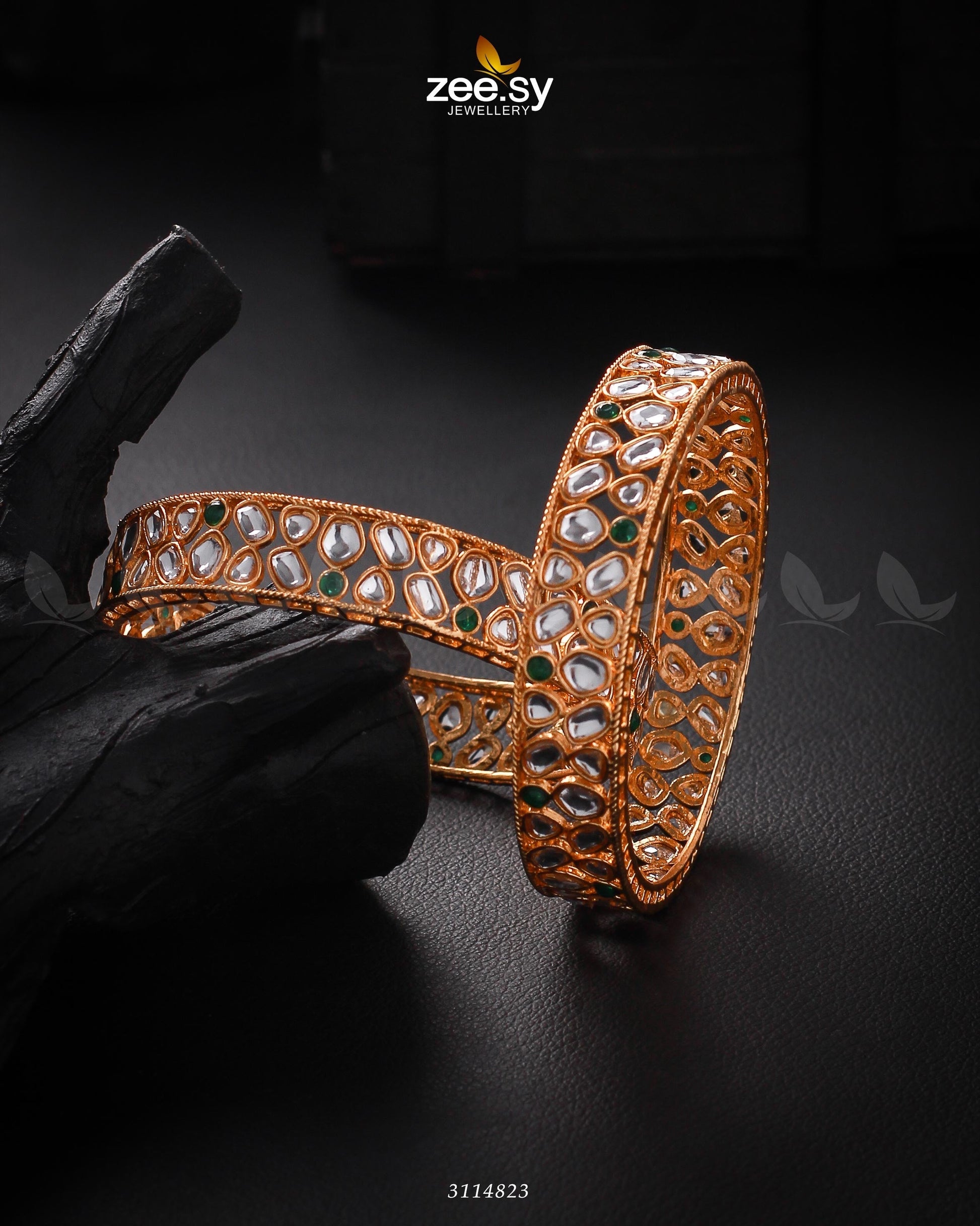 Saffron Bangles - Libasekhas