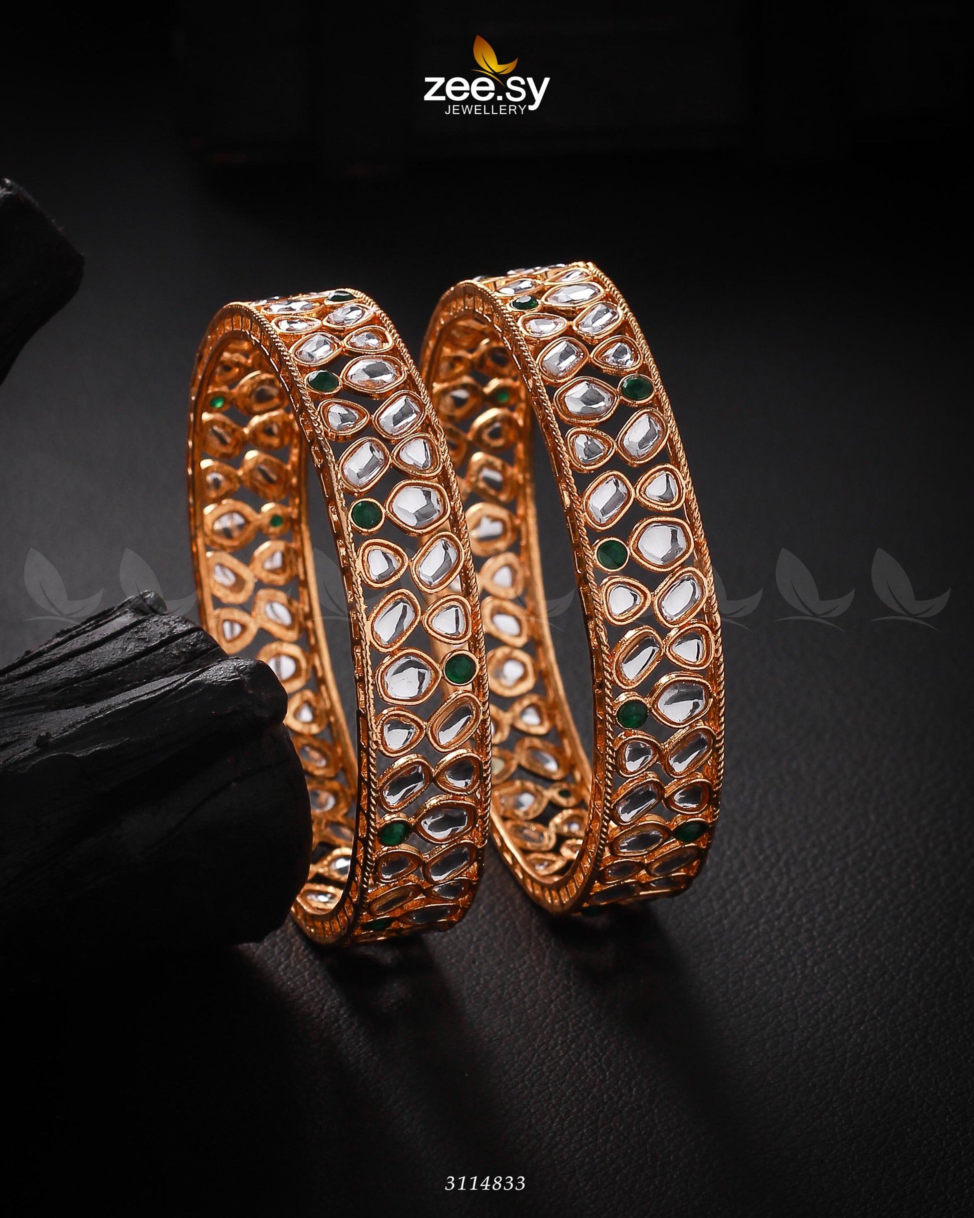 Saffron Bangles - Libasekhas