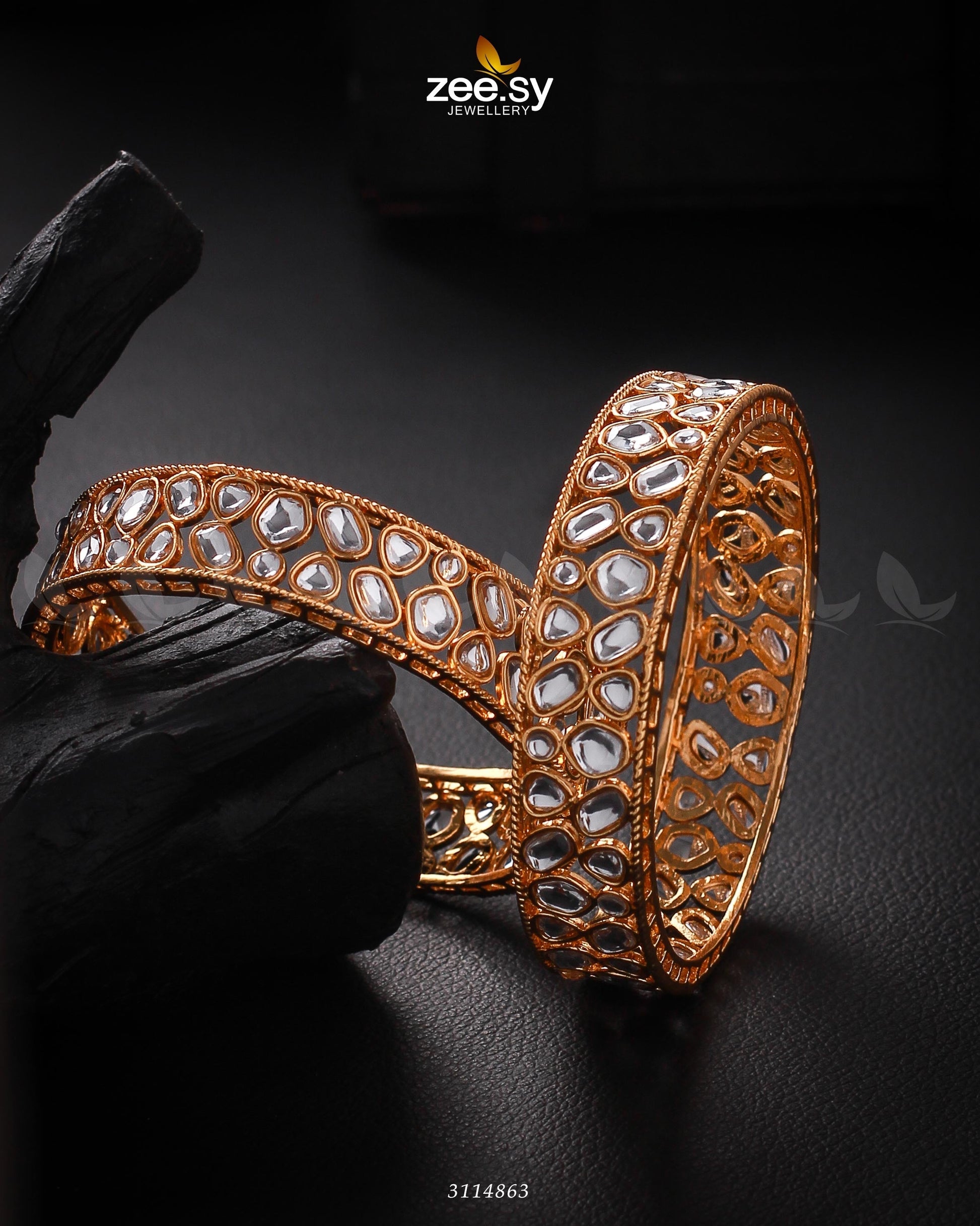 Saffron Bangles - Libasekhas